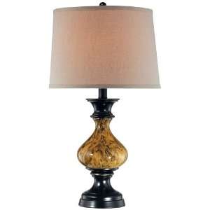  Large Faux Marble Font Table Lamp