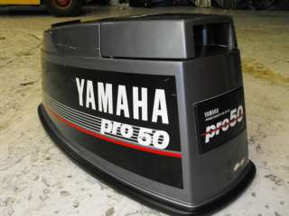 1989 2 Stroke Yamaha Pro 50 Hp Hood Cowl Cover  