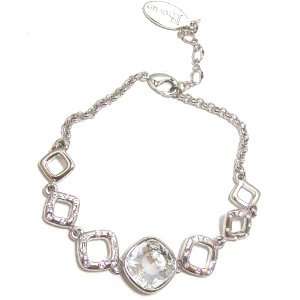  Just Give Me Jewels Silver Plated Clear Swarovski Crystal 