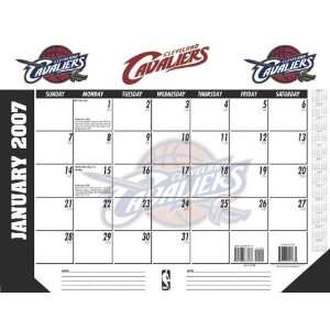  Cleveland Cavaliers 22x17 Desk Calendar 2007 Sports 