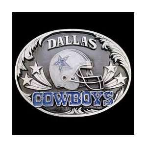 Dallas Cowboys NFL Pewter Belt Buckle: Sports & Outdoors