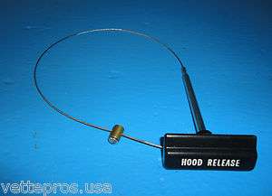 1968 1982 C3 CORVETTE HOOD RELEASE CABLE WITH HANDLE  