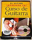 ULTIMO CURSO DE GUITARRA ​APRENDE YA, 3LIBROS/3 CD/DVD