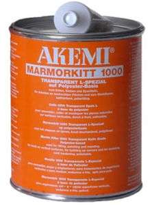 Akemi Marble Filler 1000 Transparent Knife Grade 900ml  
