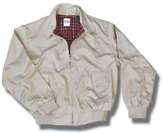 Classic Mod Skin Harrington Jacket Tartan Lining 9 Colours Sizes XXS 