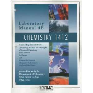  Laboratory Manual 4E Chemistry 1412 (9780470140833) Jo 