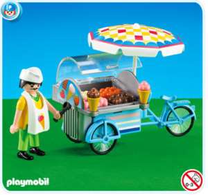 Playmobil 7492 Ice Cream Man Brand New Add on Sweet  