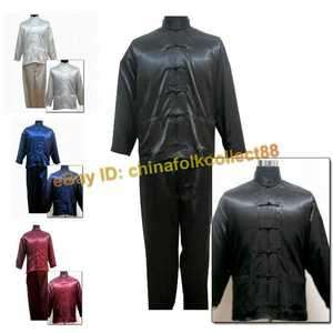 Chinese Mens Jacket Pants Kung Fu Suit Size All MHJ 15  