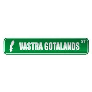   VASTRA GOTALANDS ST  STREET SIGN CITY SWEDEN