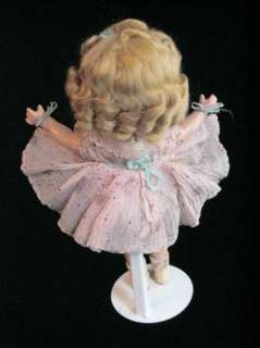 IDEAL SHIRLEY TEMPLE 13 composition doll 1936 NO CRAZING clear eyes 