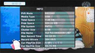   MKV DVB T media player/recorder time shift LED dIsplay/NO SCREW DESIGN