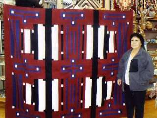 Annie Roanhorse Chief Blanket HUGE Size 6’ x 7’  