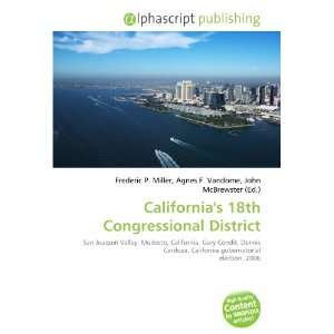   Californias 18th Congressional District (9786132648624) Books