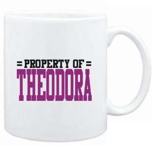 Mug White  Property of Theodora  Female Names  Sports 