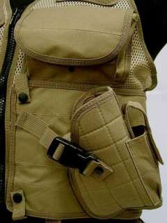 US Airsoft Hunting Tactical Assault Vest Coyote Brown B  