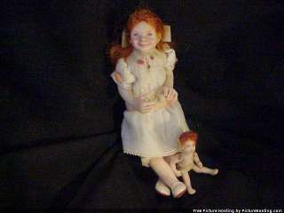 Dollhouse Joan Blackwood vintage original porcelain doll & dolly 1980 