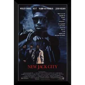  New Jack City FRAMED 27x40 Movie Poster Wesley Snipes 
