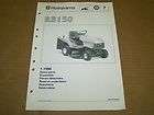 c166) Husqvarna Parts List Lawn Tractor LT960 12