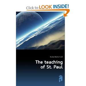  The teaching of St. Paul Easton Burton Scott Books