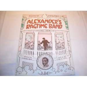 ALEXANDERS RAGTIME BAND IRVING BERLIN 1911 SHEET MUSIC 