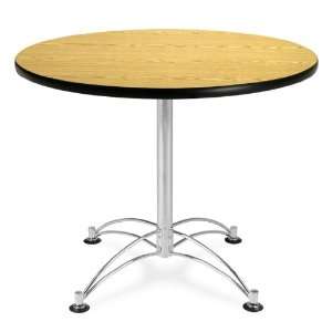  36 Round MultiPurpose Table Laminate Oak   OFM LT36RD OAK 