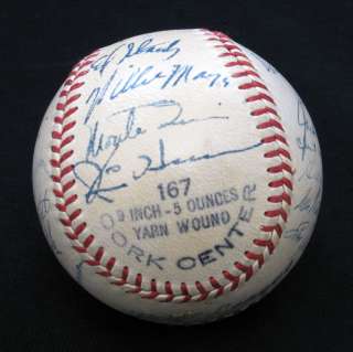 1951 New York Giants team signed baseball (26 sigs)  