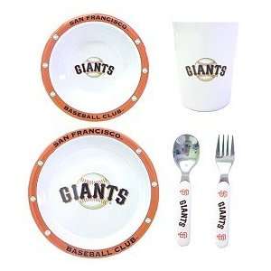   San Francisco Giants 5 Piece Childrens Dinner Set: Kitchen & Dining