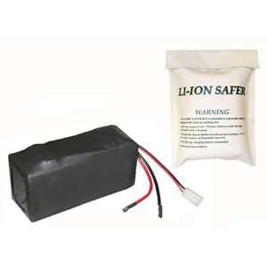 Polymer Li Ion Battery 25.9v 10Ah (259 Wh, 7A rate) + Fire Retardant 