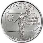 1999 P GEM BU Pennsylvania State Quarter from Mint Bag  