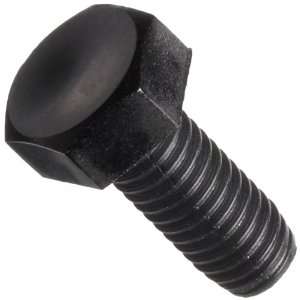 Black Nylon 6/6 Hex Cap Screw, USA Made, 3/8   16, 1/2 Length, Fully 
