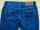 REPLAY Straight Leg Jeans Waist 27 L34 Distresssed Mid Blue Denim £ 