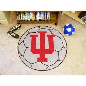 Indiana Hoosiers NCAA Soccer Ball Round Floor Mat (29)  