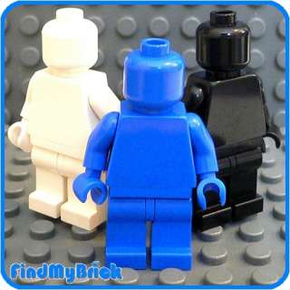 M426 Lego Pure Black White & Blue Minifigures   RARE NEW  