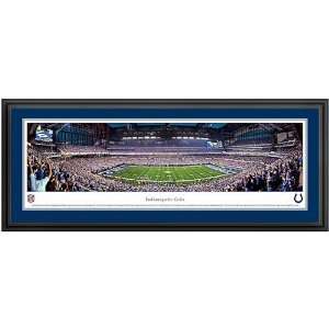 : Indianapolis Colts Lucas Oil Stadium Deluxe Frame Panoramic Picture 