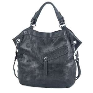   LSQ01405BK Black Deyce Urban Stylish PU Women Large Tote Bag: Beauty