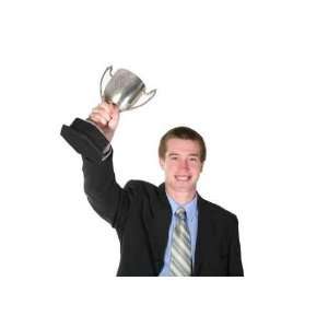  Business Man with Trophy   Peel and Stick Wall Decal by 