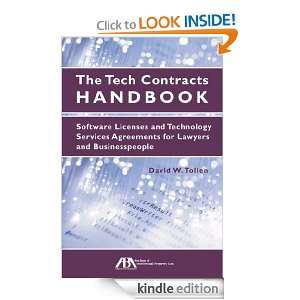 The Tech Contracts Handbook Software Licenses and Technology Services 