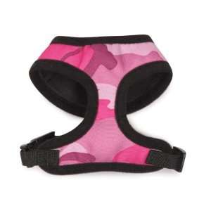  Casual Canine Polyester Camo Dog Harness, Large, Pink Pet 