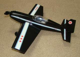 Vintage Neat Black 1970s Cox Gas Powered Airplane  