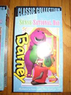 Barney Classic Collection Home Video VHS Value Pack  
