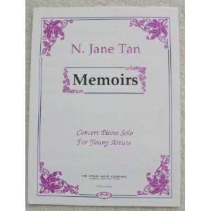  Memoirs. Concert Piano Solo for Young Artists. (Early 