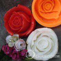 New 3D Silicone Soap Molds Moulds   Grace rose 2.5 Oz  