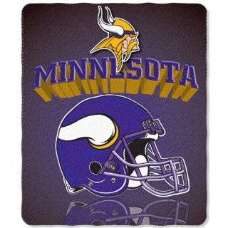 Minnesota Vikings Lightweight Fleece Blanket (Reflecting Helmet 