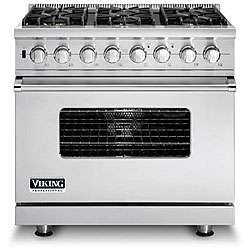 Viking 36 inch Stainless Steel Dual Fuel Range  Overstock