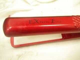 Extreme Edge Red Ceramic Hair Straightener  