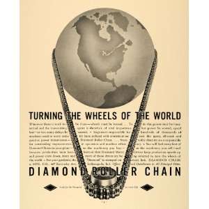   Chain Manufacturing World Globe   Original Print Ad: Home & Kitchen