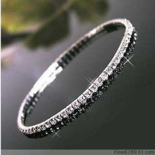 Wholesale 10Pcs Mixed Clear Crystal Rhinestone Anklets  