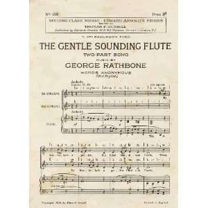   sounding Flute. Two part Song, etc (Dunhill) George Rathbone Books