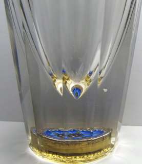Antique Bohemian Zwischengoldglas Art Glass Cut Crystal Beaker Shot 
