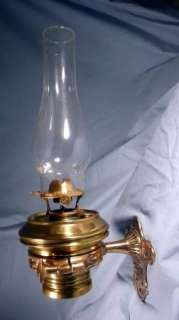 Antique Adams & Westlake Railroad Oil Lamp, Lantern, Dayton Wall 